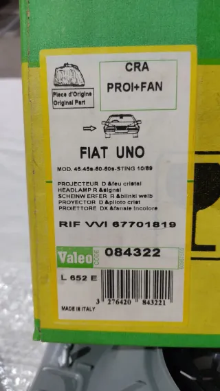 Luz  Fiat Uno / fase 2