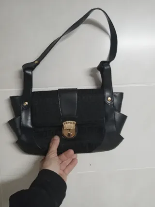 Borsa Fendi Nero e Oro
