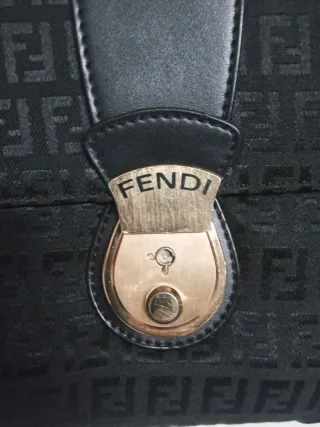 Borsa Fendi Nero e Oro