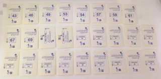 Lotto 50 Figurine Calciatori Azzurri IP