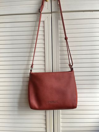 Bolso SLANG BCN marrón rojizo