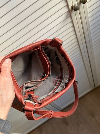 Bolso SLANG BCN marrón rojizo