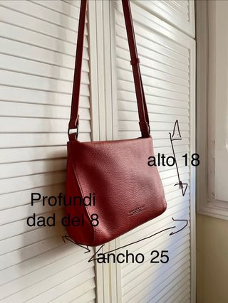 Bolso SLANG BCN marrón rojizo