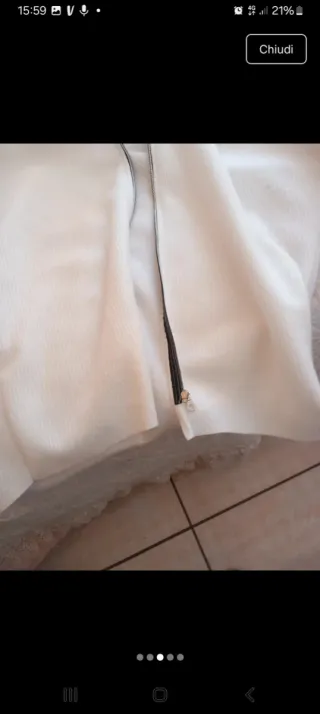 Cardigan Made in Italy Bianco