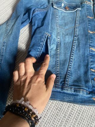 Cazadora vaquera azul