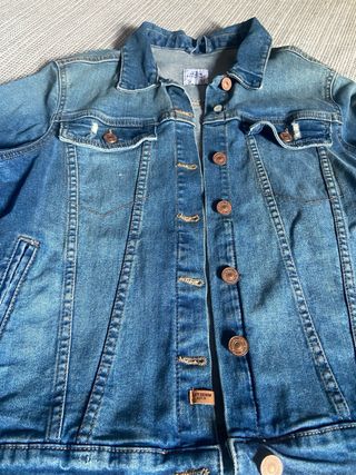 Cazadora vaquera azul