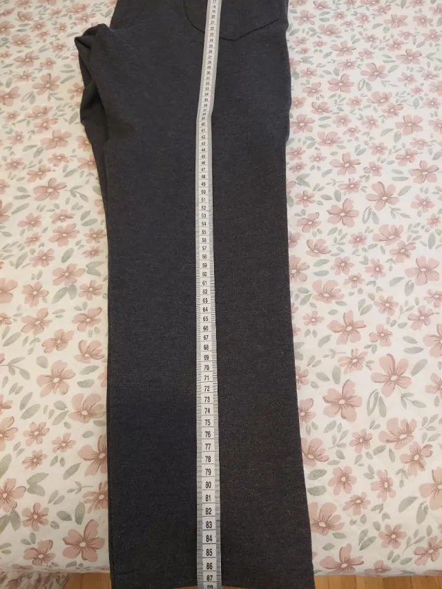 Pantalón gris marengo de mujer talla 48