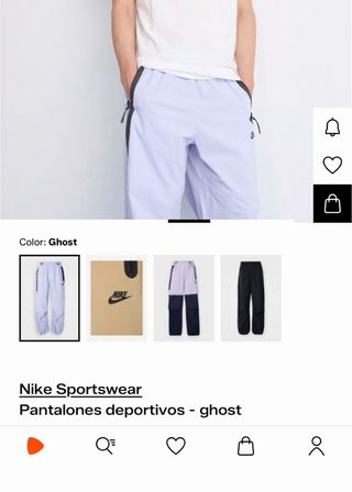 Pantalones Nike Sportwear Talla M Morado