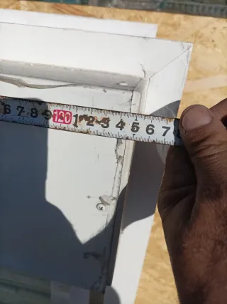 2 Ventanas aluminio correderas con persianas