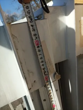 2 Ventanas aluminio correderas con persianas