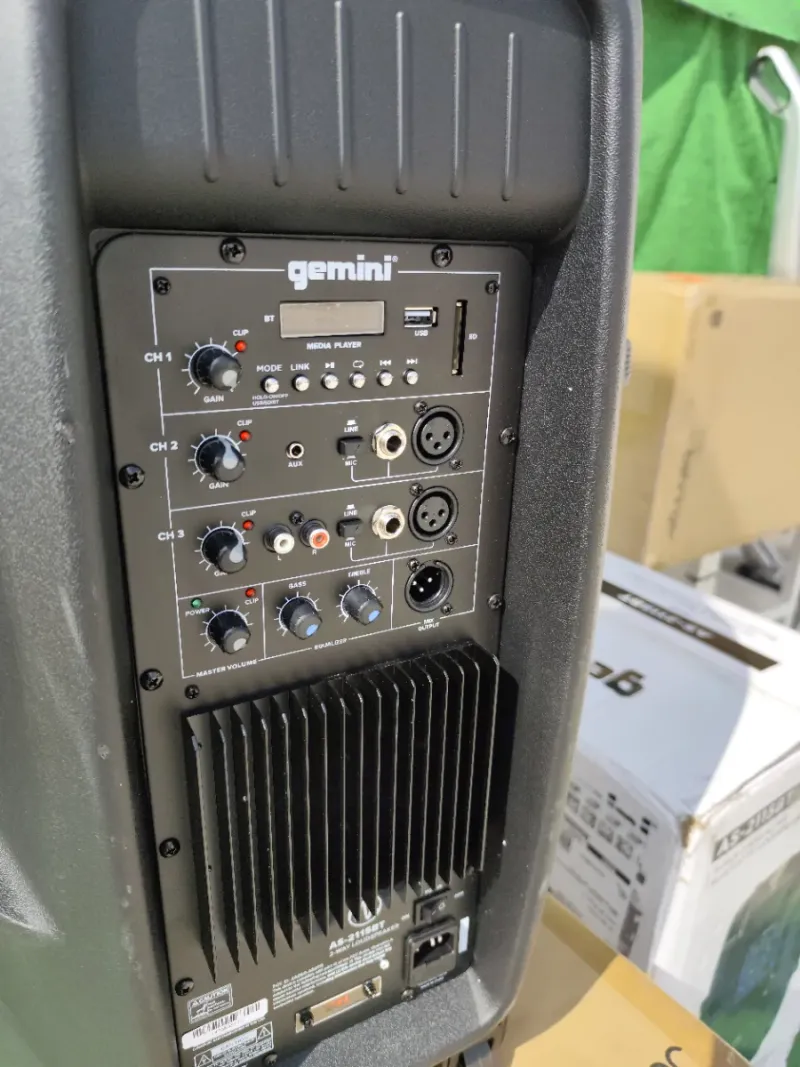 Gemini AS-2115BT Altavoz 2000W 15 afbeelding 9
