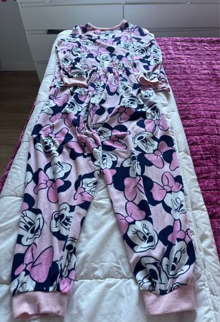 Pijama lana Minnie Mouse estampado