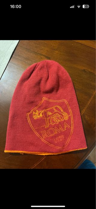 AS Roma cappello e scaldacollo