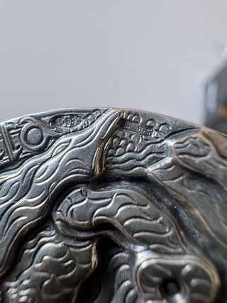 Medalha Rara Prata 800 Floriano Bodini 105g