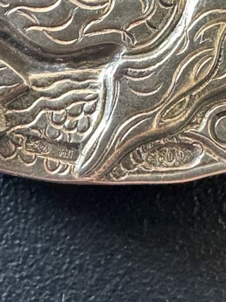 Medalha Rara Prata 800 Floriano Bodini 105g