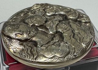 Medalha Rara Prata 800 Floriano Bodini 105g