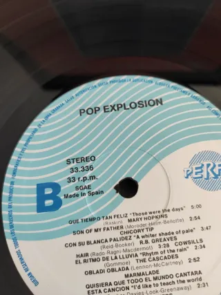 Vinilo (NM) LP Pop Explosion 1990 Impecable