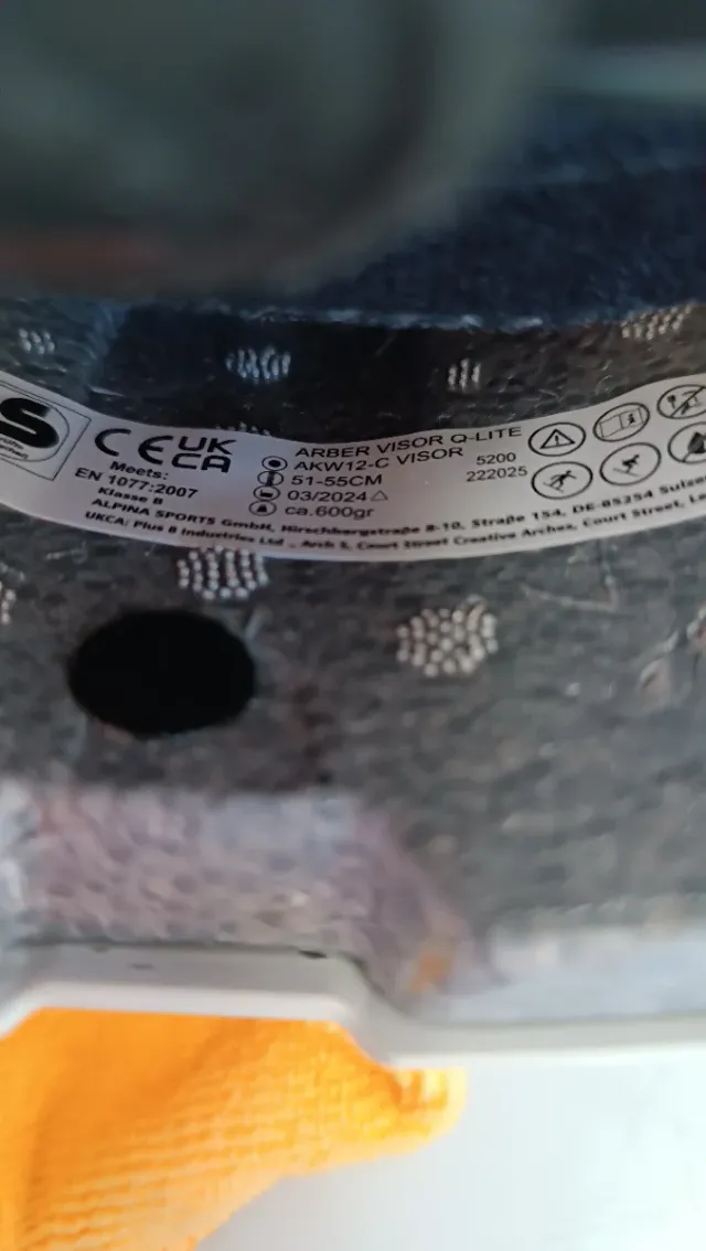 Casco de esquí Alpina Arber TALLA:51-55cm PMY3656