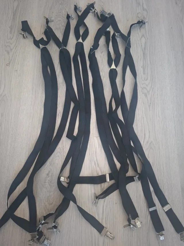 Conjunto Pajatita + Tirantes Beige/Negro