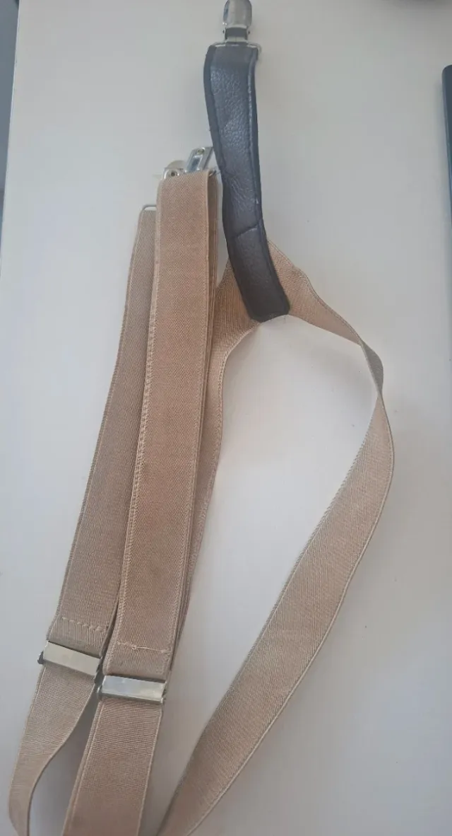 Conjunto Pajatita + Tirantes Beige/Negro