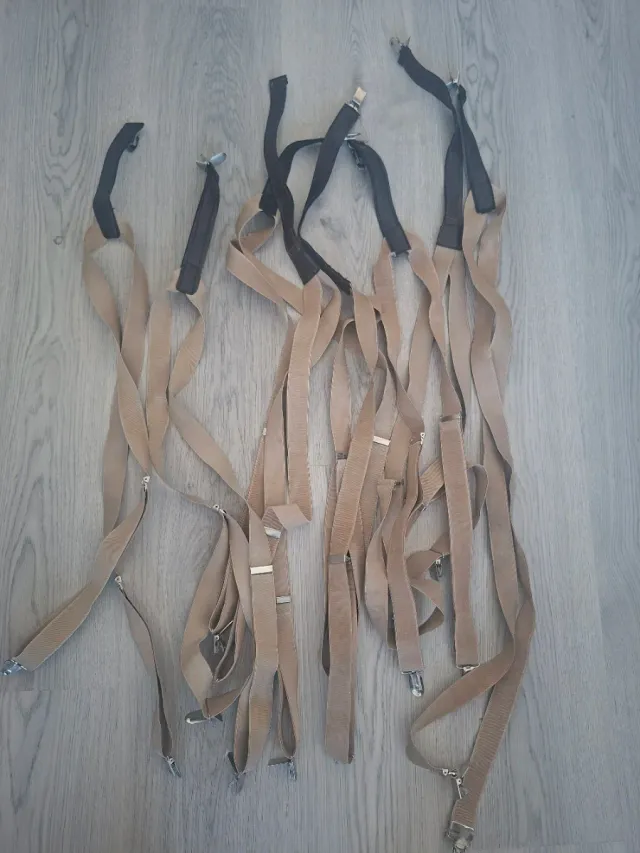 Conjunto Pajatita + Tirantes Beige/Negro