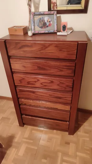 Cama Matrimonio, Cabecero, Armario, Sinfonier