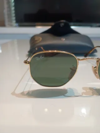 Gafas de sol Ray-Ban Hexagonal flat Doradas