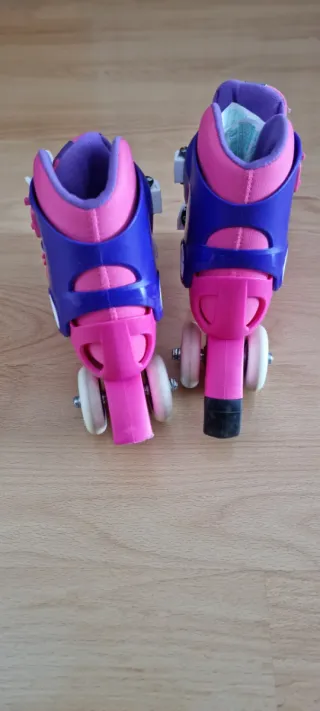 Patines Oxelo Talla 26-28 Rosa y Morado