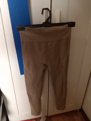 Leggings marrones cintura alta