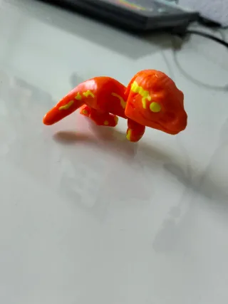 6 Juguetes Kinder Sorpresa Dinosaurio Rosa