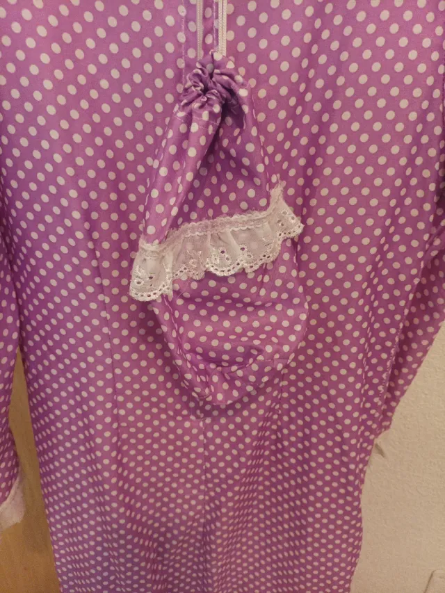 Vestido Chulapa Niña Morado Lunares 8-9 años