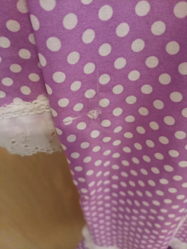 Vestido Chulapa Niña Morado Lunares 8-9 años