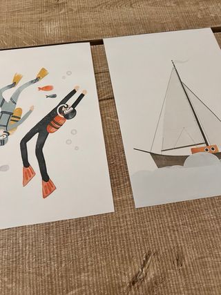 Posters decorativas del mar