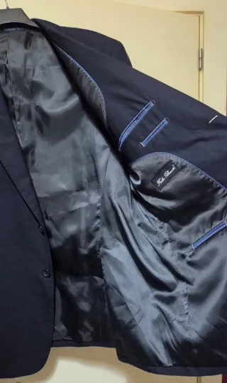 Chaqueta de traje azul marino