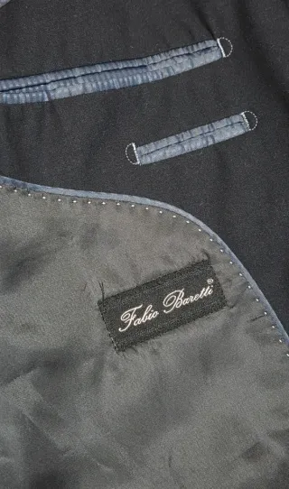 Chaqueta de traje azul marino