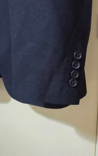 Chaqueta de traje azul marino
