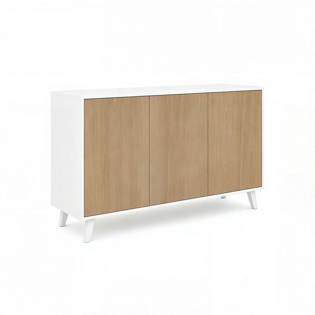 Aparador 3 puertas madera 138x40x70cm