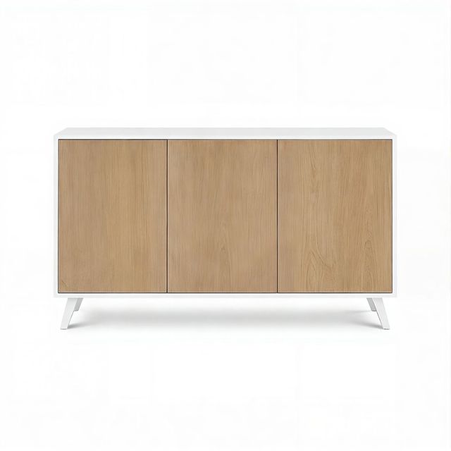 Aparador 3 puertas madera 138x40x70cm