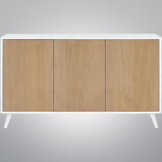 Aparador 3 puertas madera 138x40x70cm