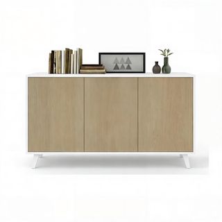 Aparador 3 puertas madera 138x40x70cm