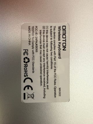 Teclado Inalámbrico 2.4g Mac/PC Negro