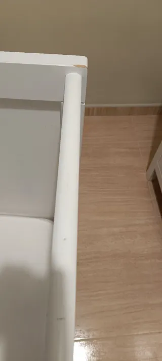 Cuna de madera blanca Ikea