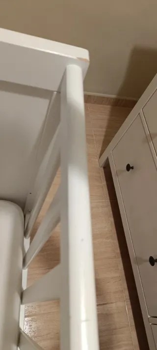 Cuna de madera blanca Ikea