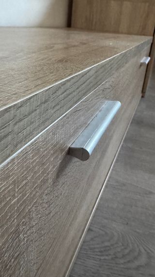 Mueble TV madera con estantería