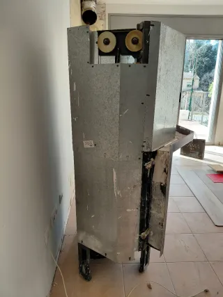 Chimenea de leña moderna