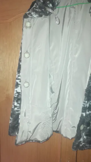 Abrigo de pelo estampado leopardo