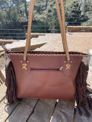 Bolso Boho Piel y Pelo