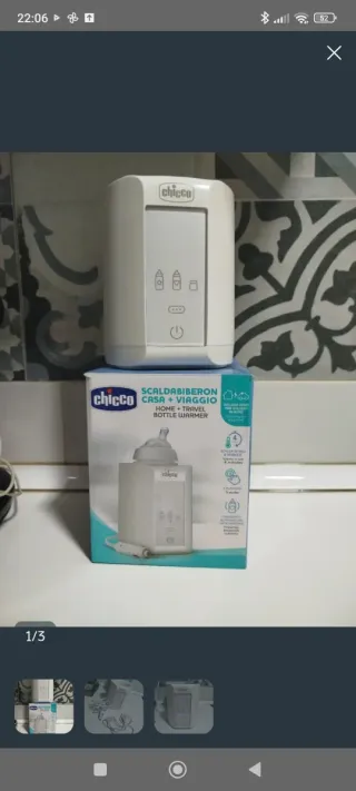 Calienta biberones Chicco Casa + Viaggio