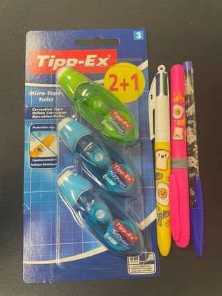 Confezione Tipp-Ex 2+1 + Penne