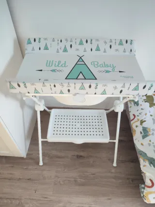 Cambiador con bañera Plastimyr